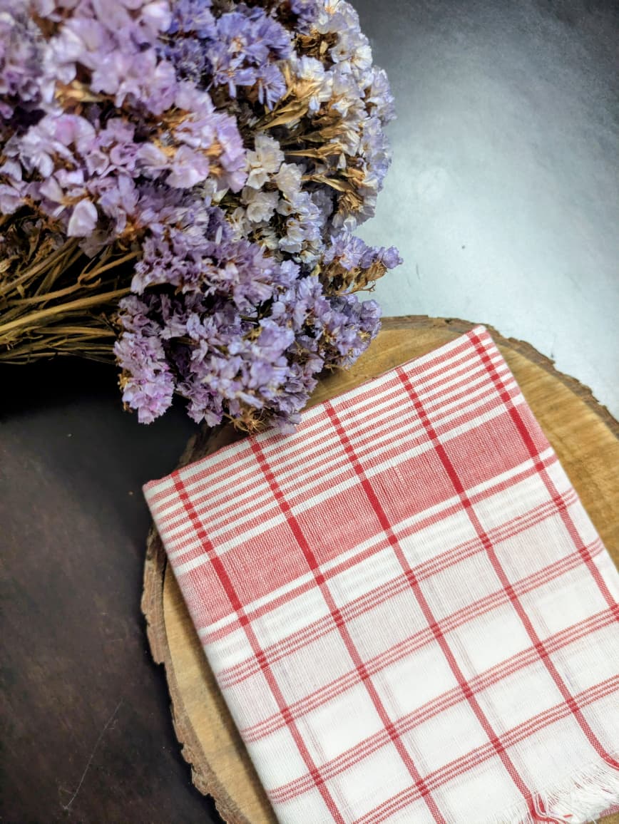 Handloom Checkered Gamusa