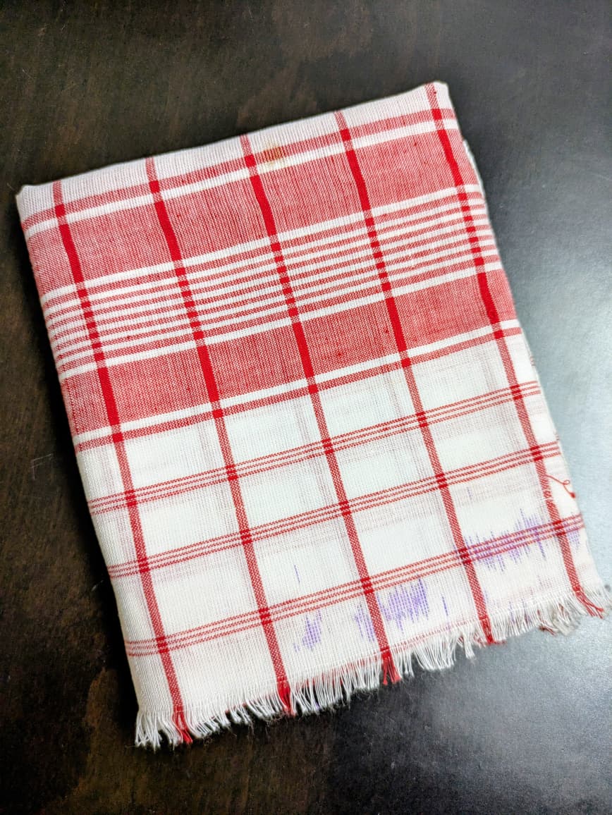 Handloom Checkered Gamusa