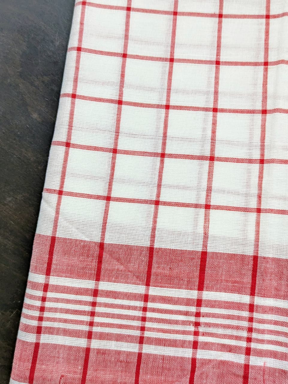 Handloom Checkered Gamusa