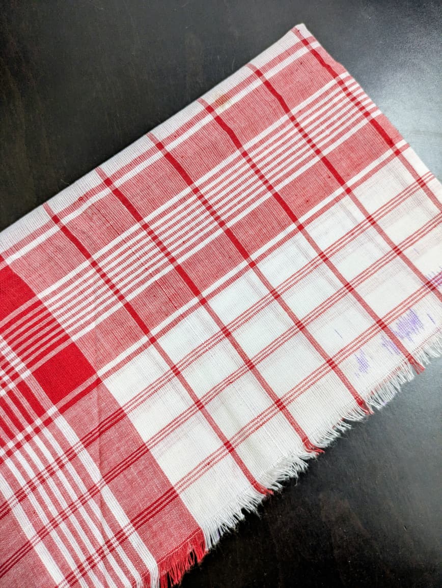 Handloom Checkered Gamusa