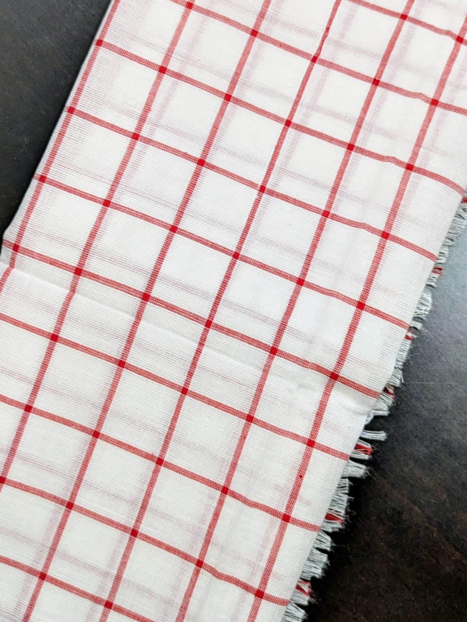 Handloom Checkered Gamusa