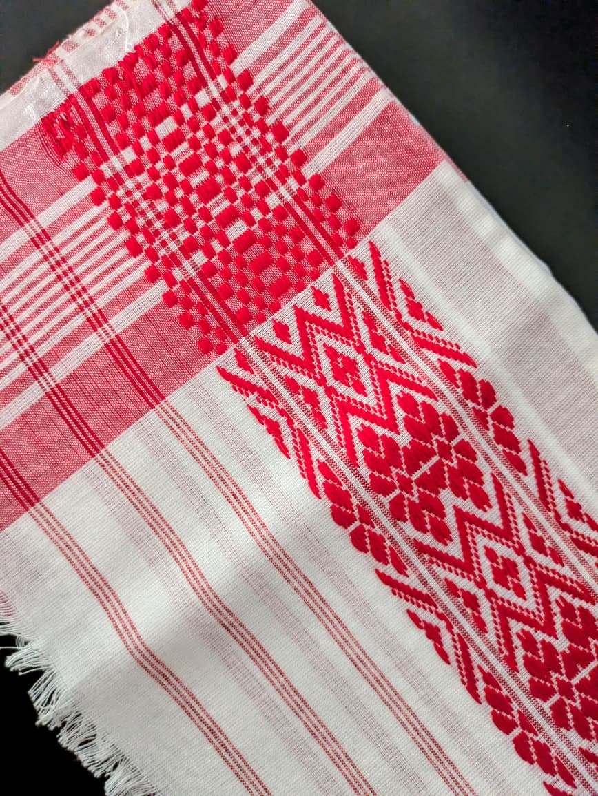 Single Side Phoolam Gamusa - Design 3
