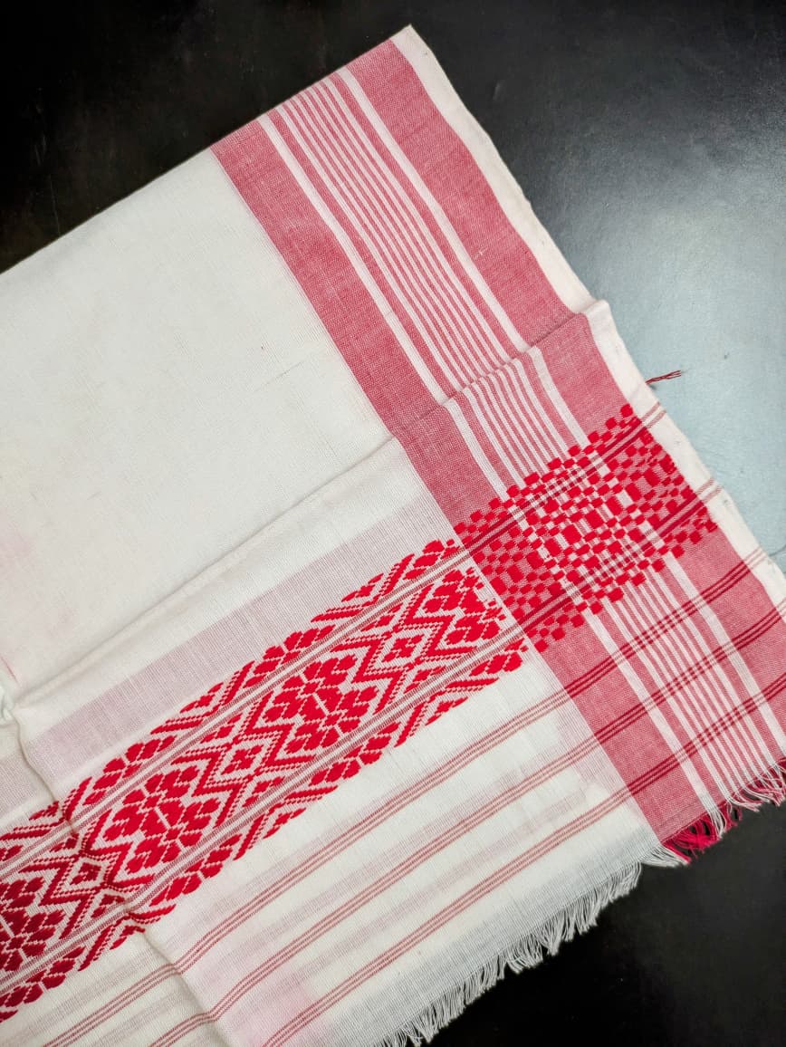 Single Side Phoolam Gamusa - Design 3