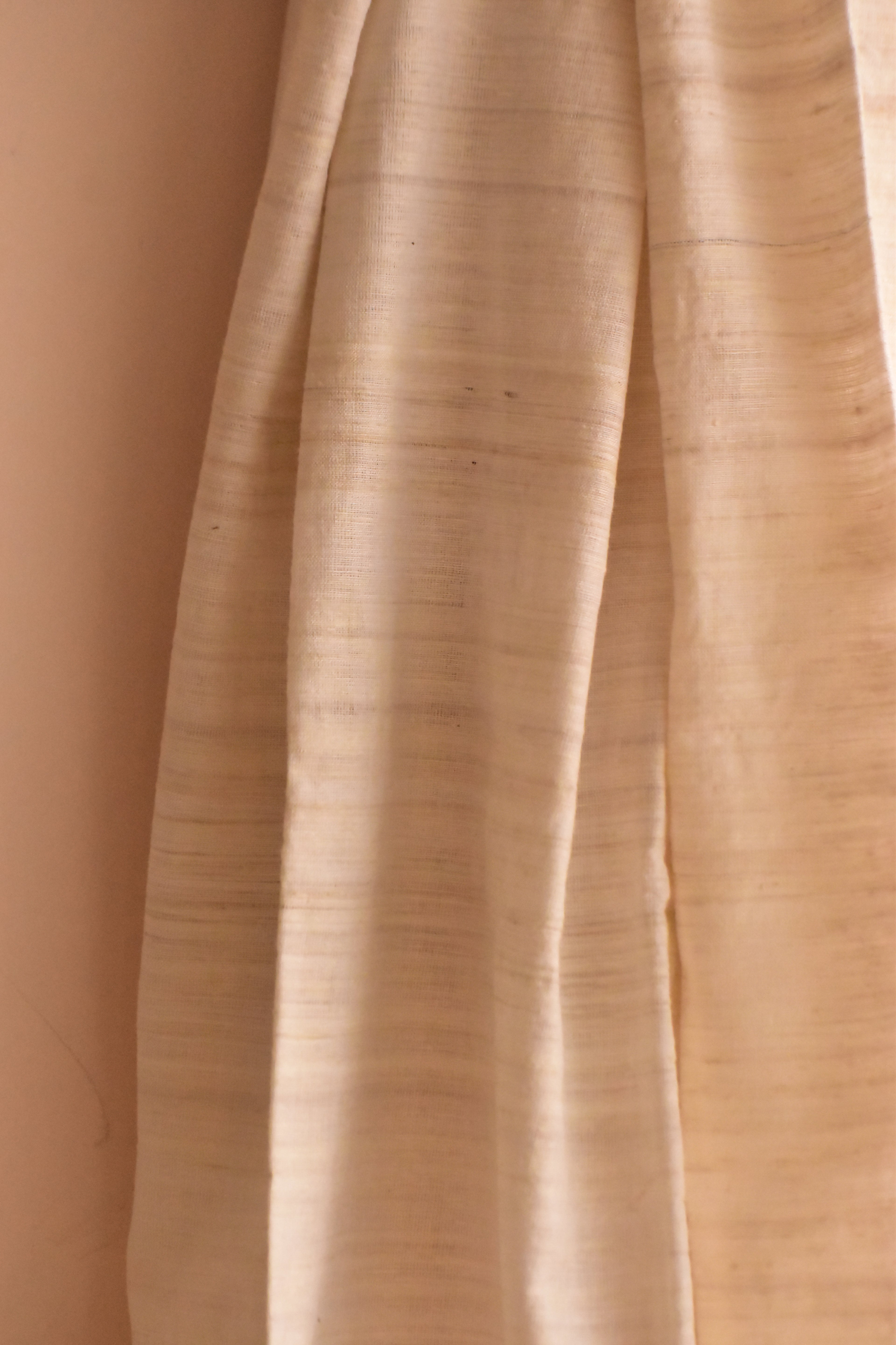 Cotton + Eri Dupatta - Pink & Purple Stripe