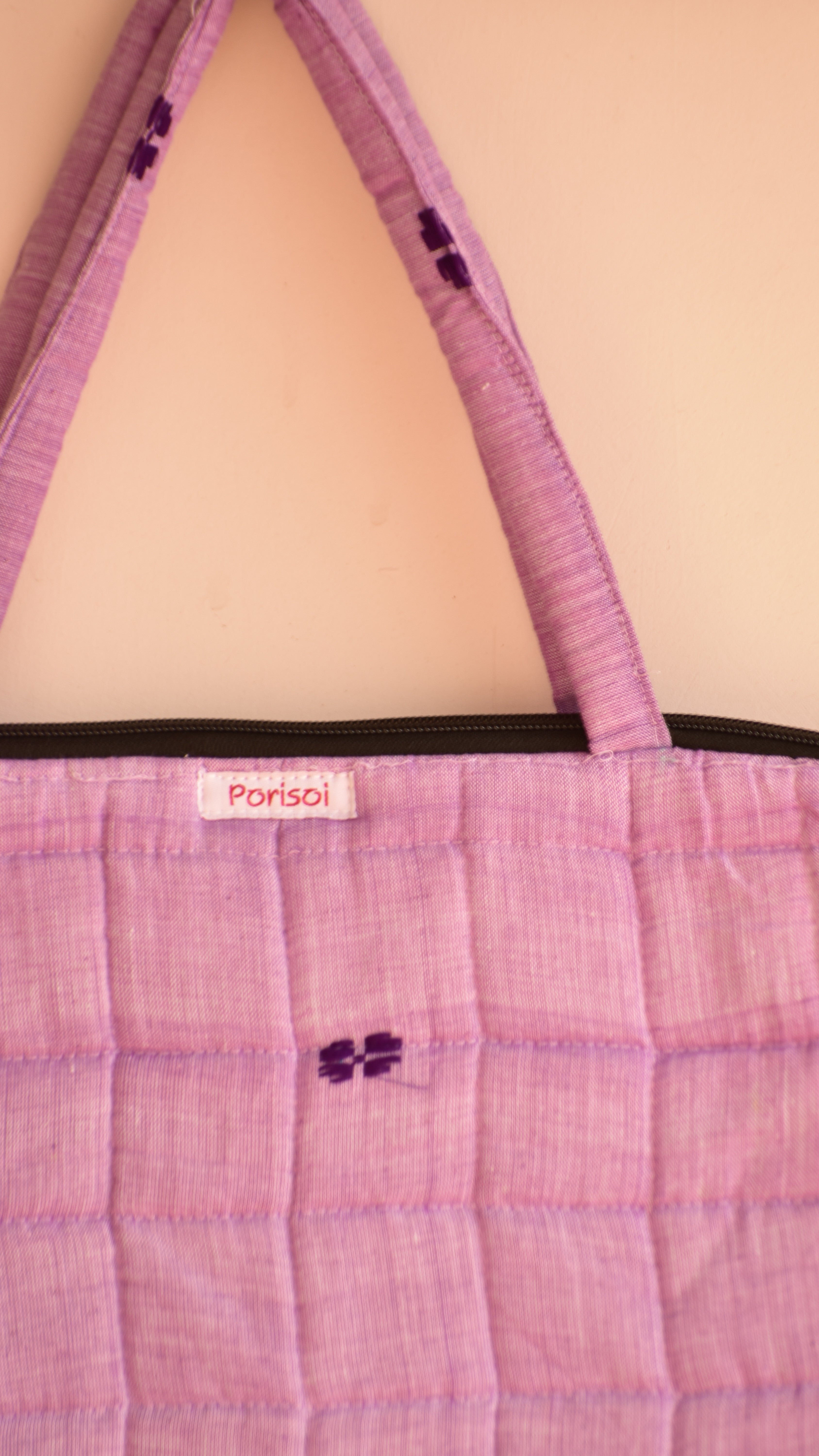 Handwoven Laptop Bag Lavender