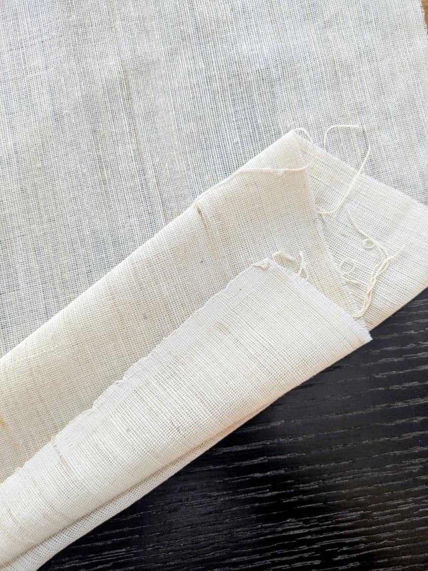 Running Fabric- Mercerised Cotton + Eri Silk