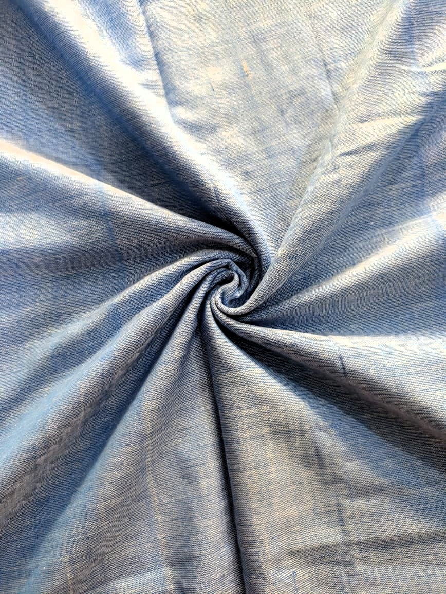 Running Fabric- Light Sky Blue Cotton blend