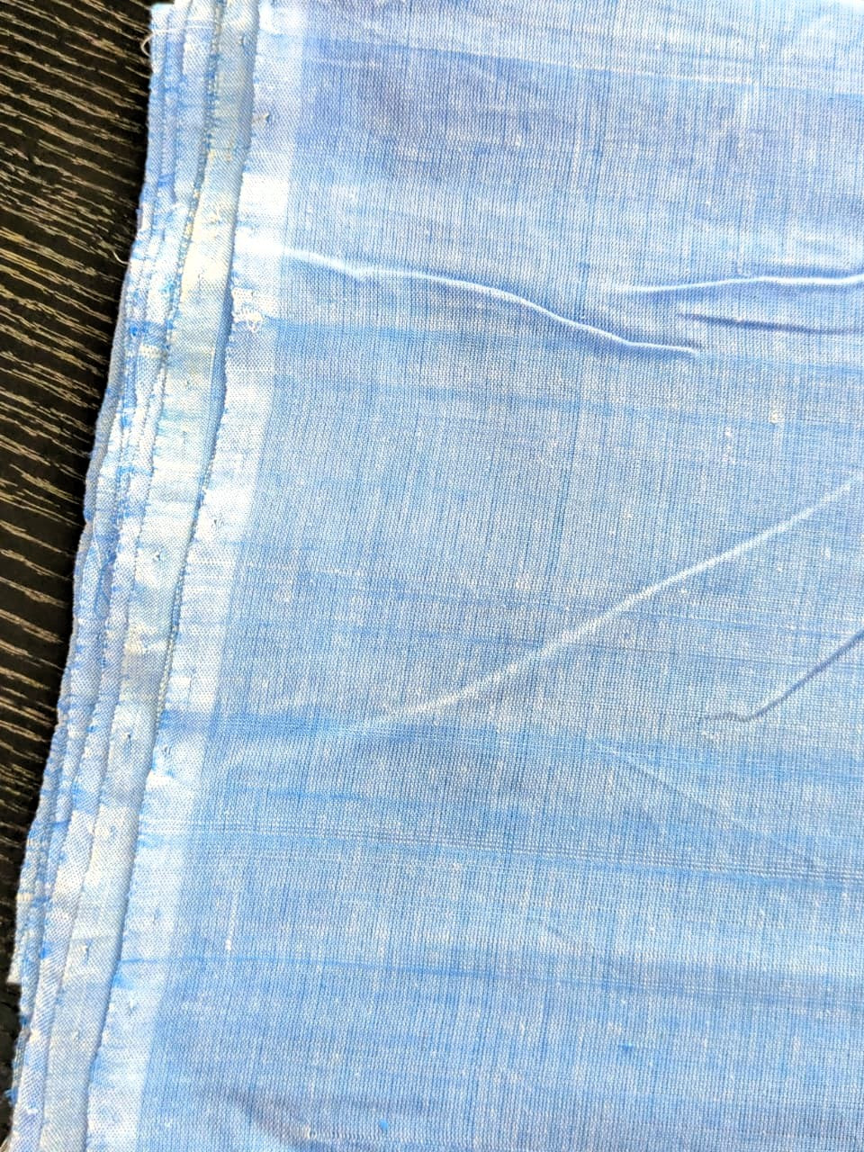 Running Fabric- Light Sky Blue Cotton blend