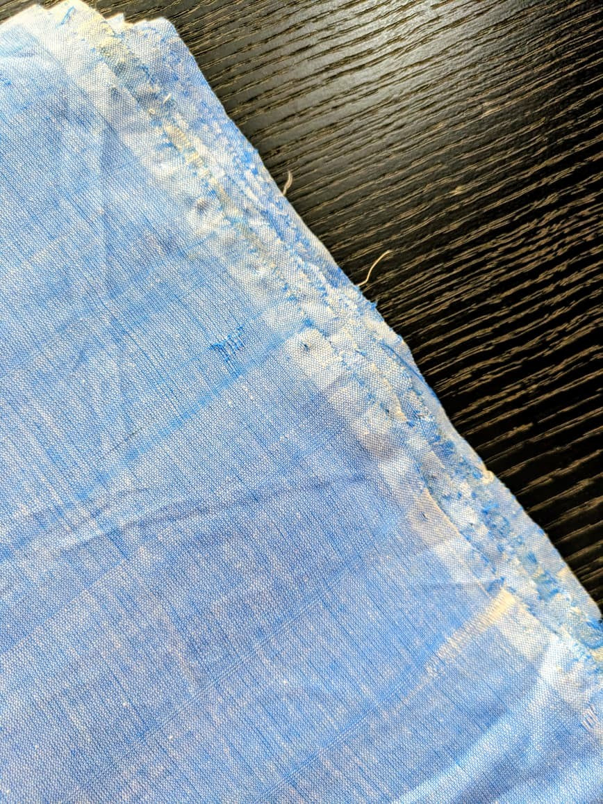 Running Fabric- Light Sky Blue Cotton blend