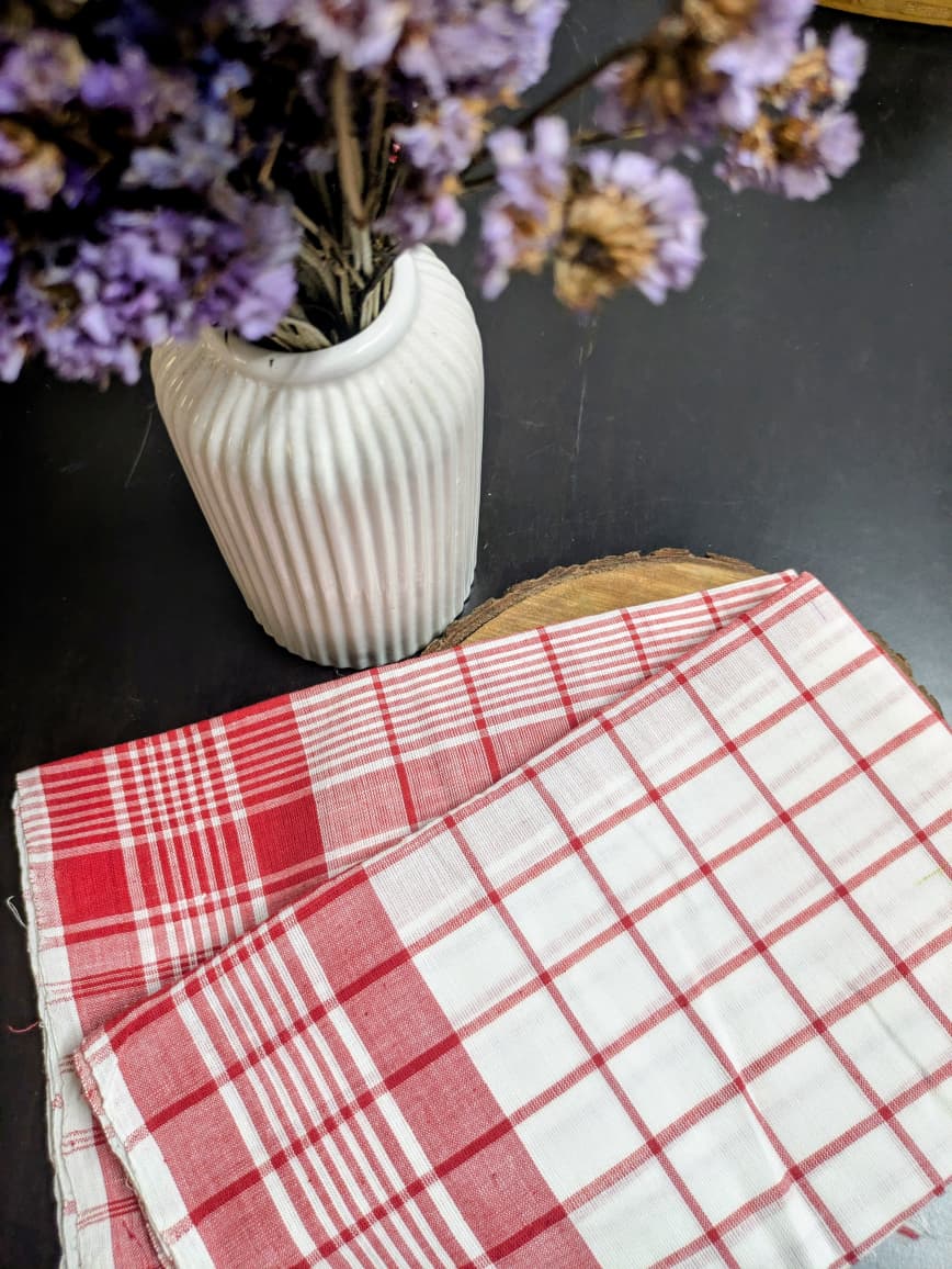 Handloom Checkered Gamusa