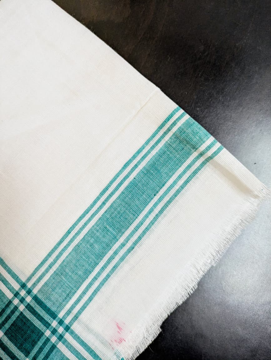 Handwoven Handkerchief Green