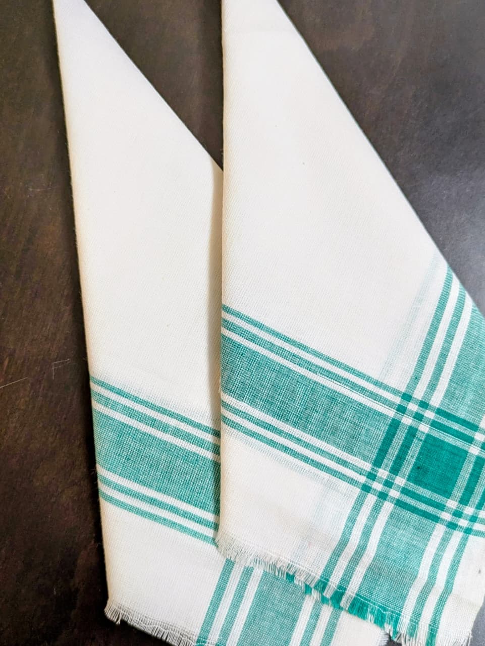 Handwoven Handkerchief Green
