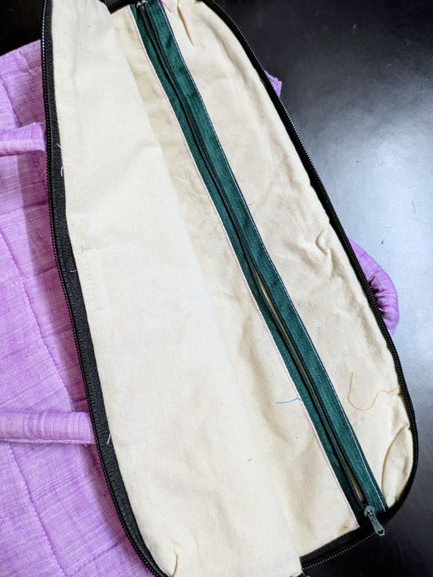 Handwoven Laptop Bag Lavender