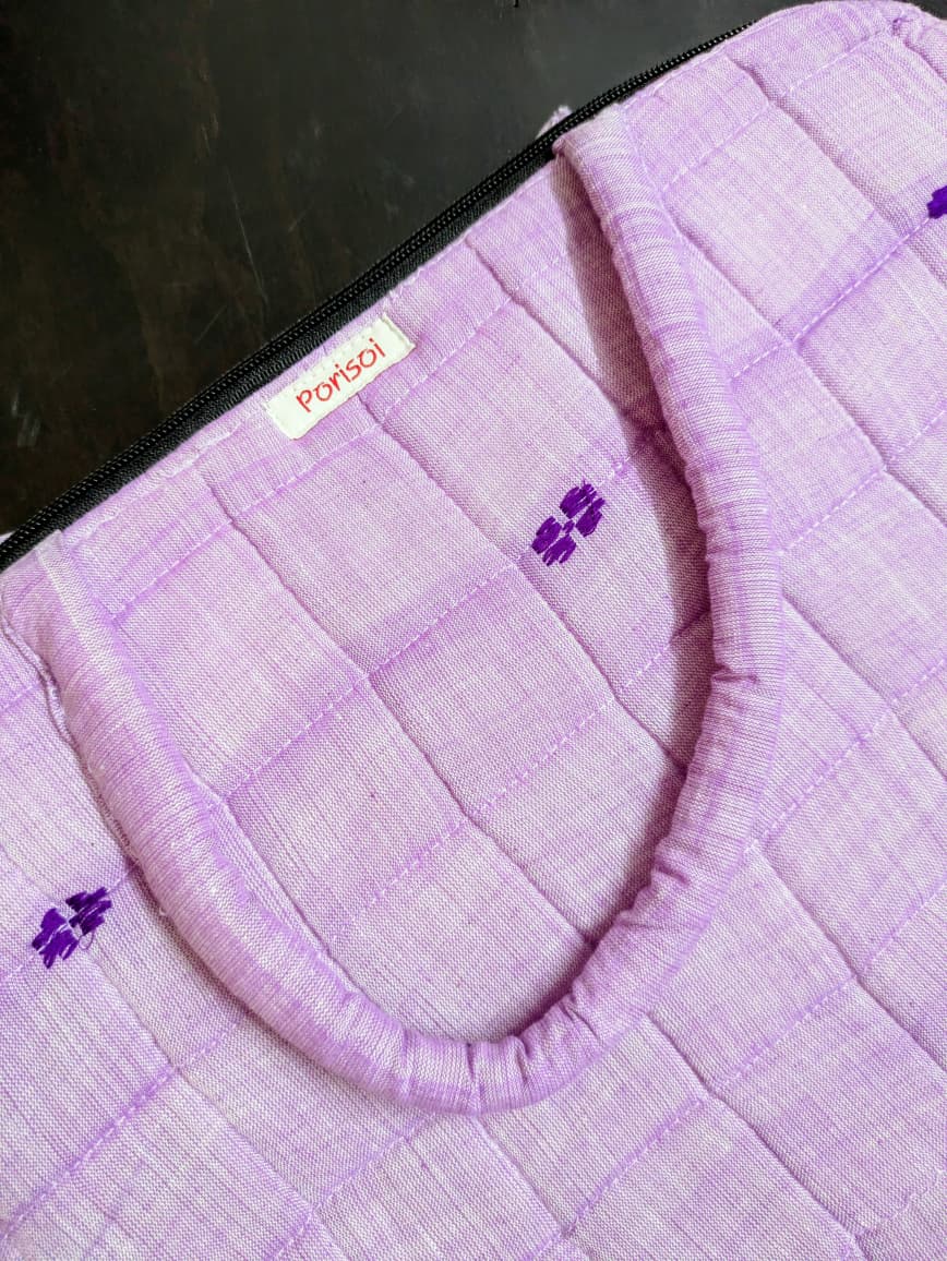 Handwoven Laptop Bag Lavender