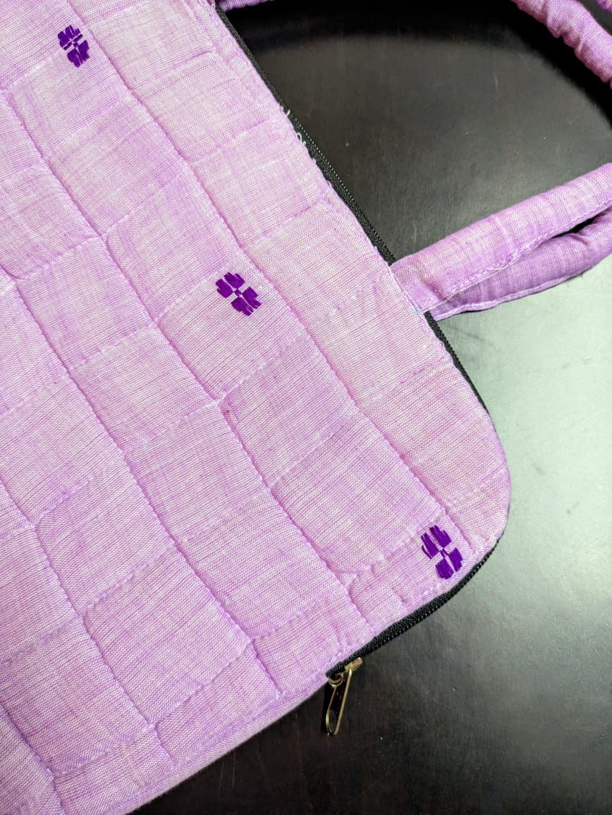 Handwoven Laptop Bag Lavender