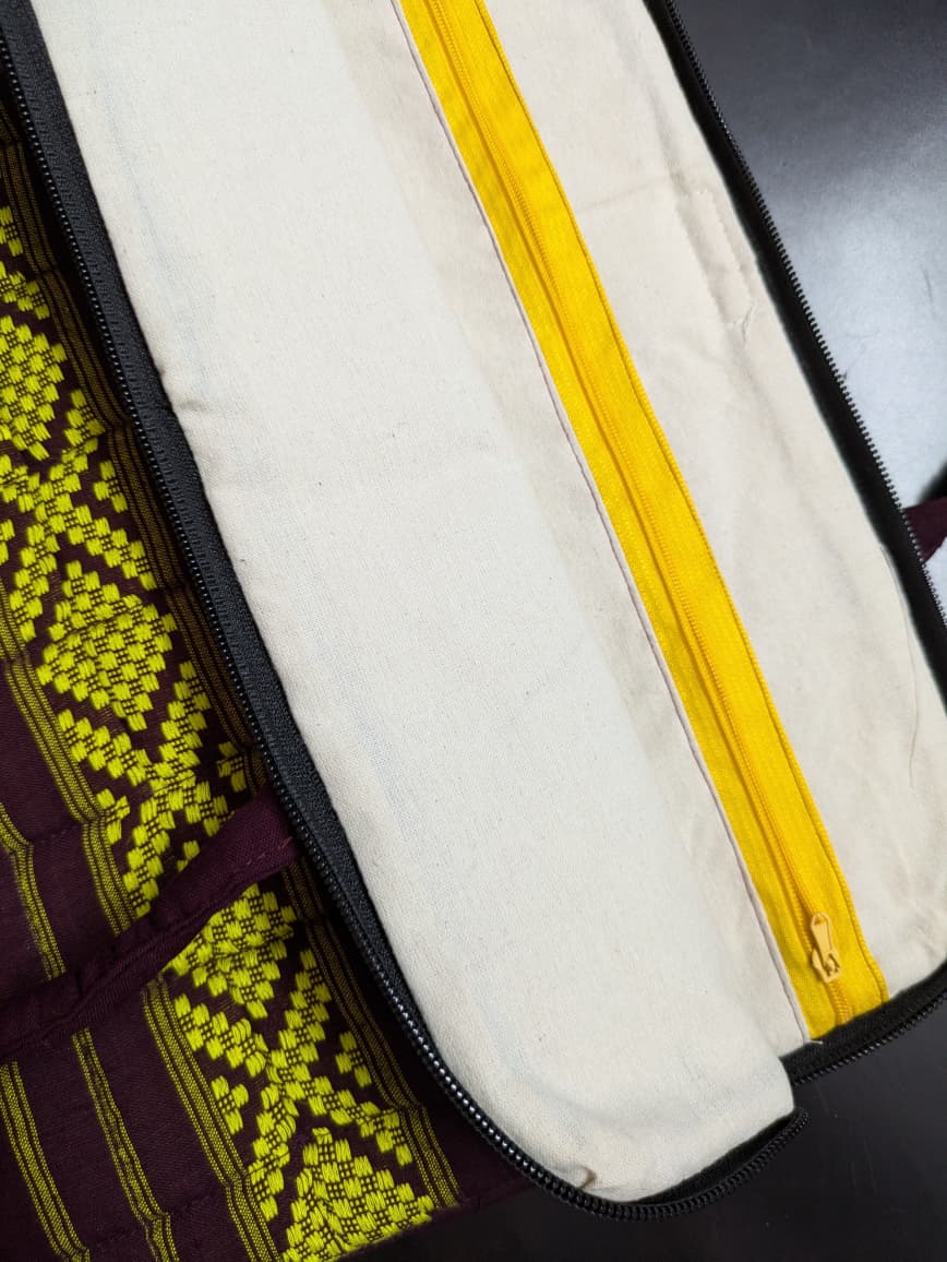 Handwoven Laptop Bag Maroon