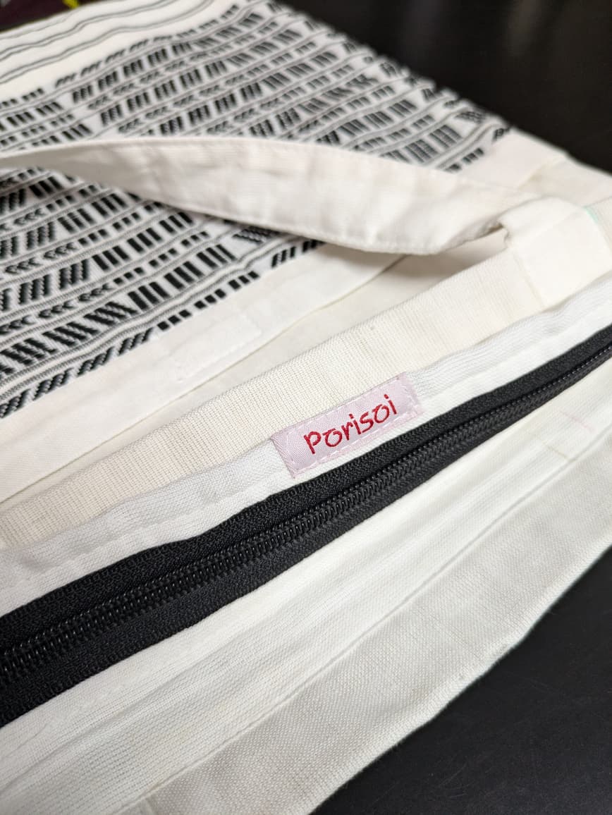 Handwoven Tote Bag White