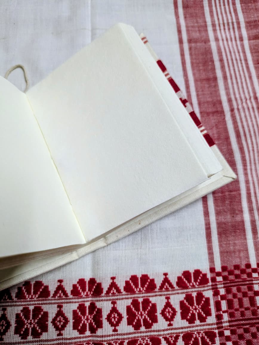 Handloom Gamusa Fabric Notebook