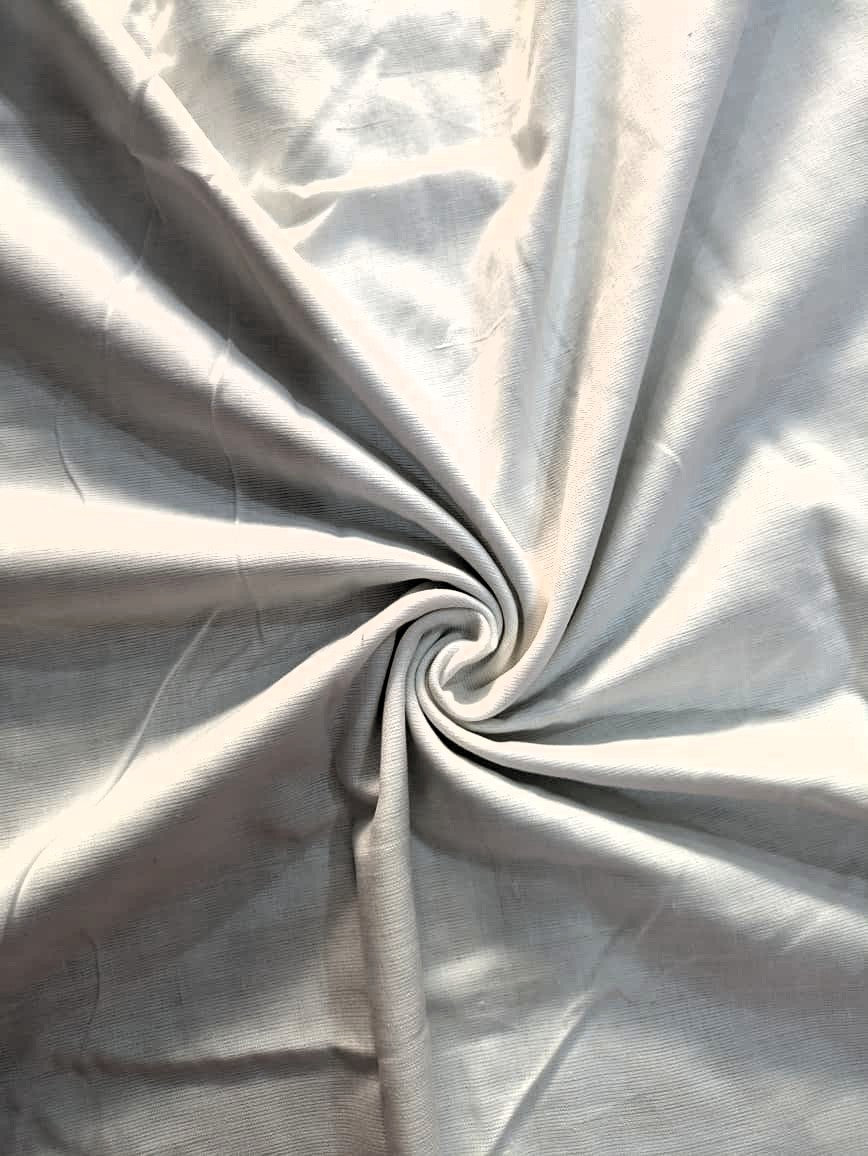 Running Fabric- White Mercerised Cotton