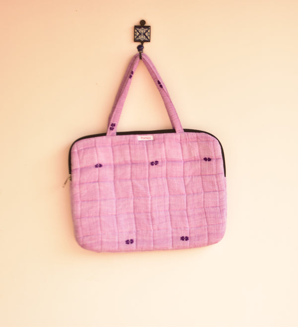 Handwoven Laptop Bag Lavender