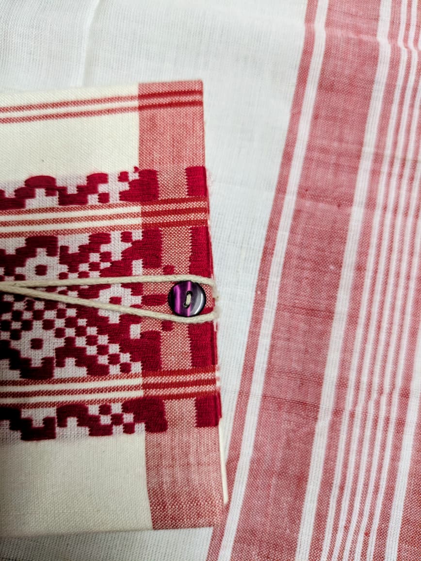 Handloom Gamusa Fabric Notebook